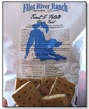 Flint River Ranch Fish and Chips Wafer Biscuits for Dogs - Click to Enlarge